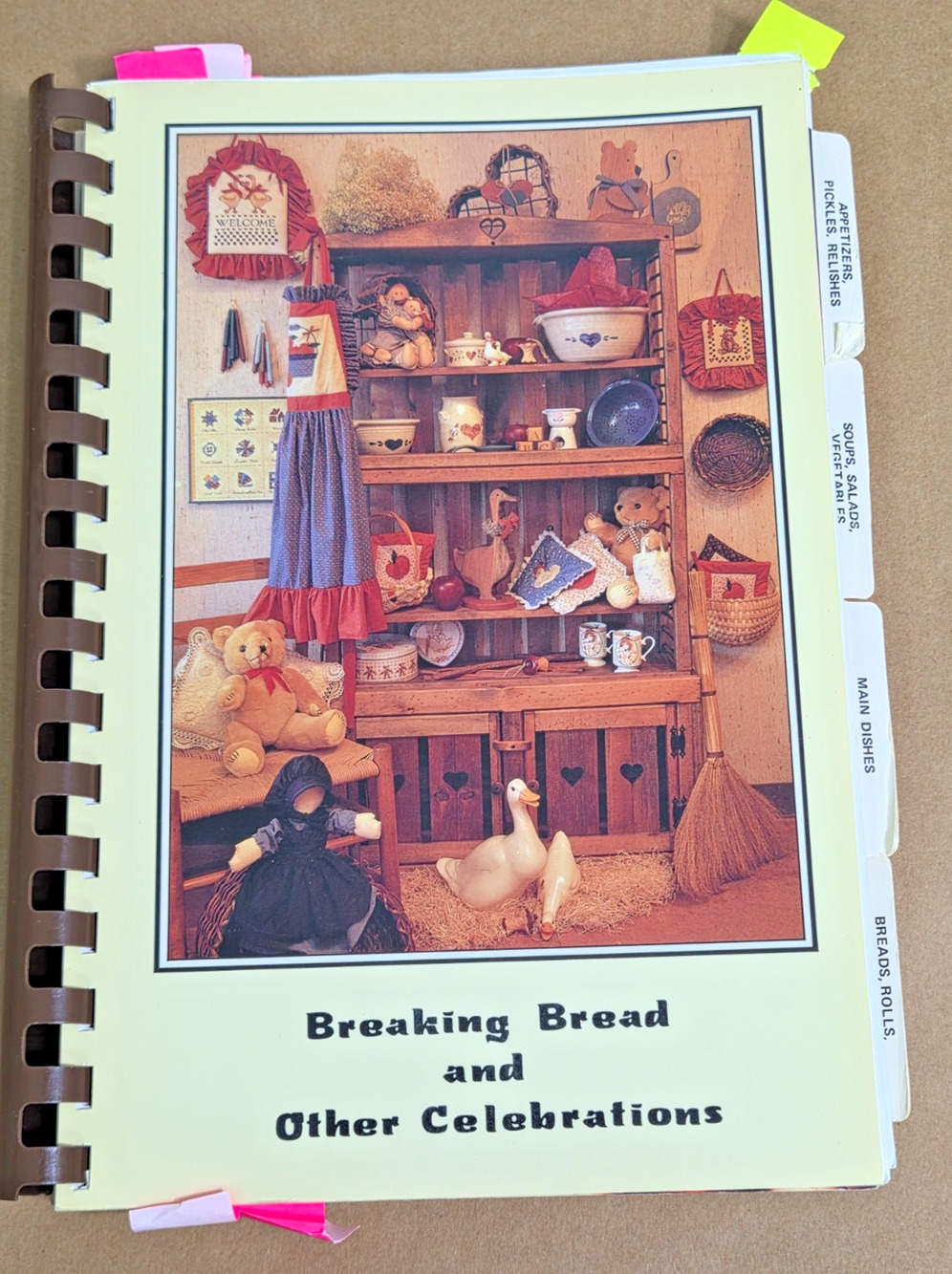 Vintage 1990 Breaking Bread St. Joan of Arc Lisle IL Community Cookbook